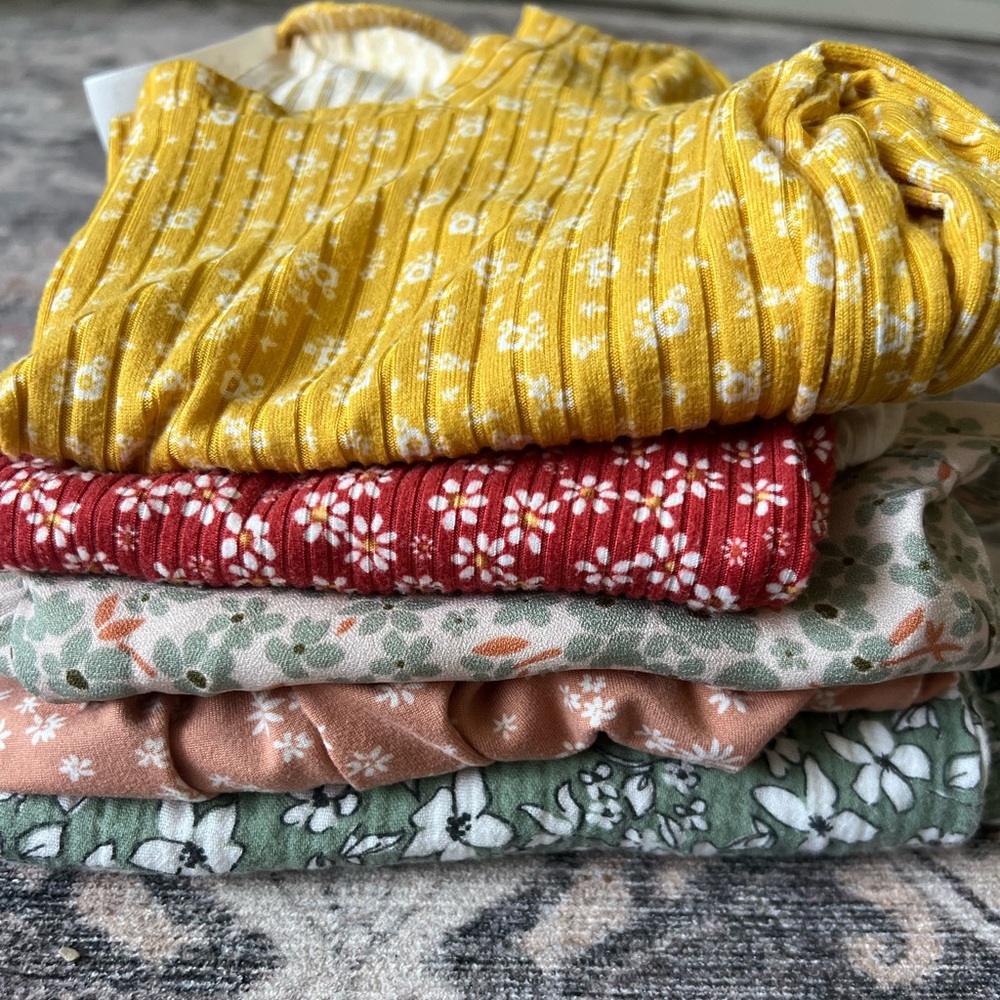 Girls Floral Tops Bundle